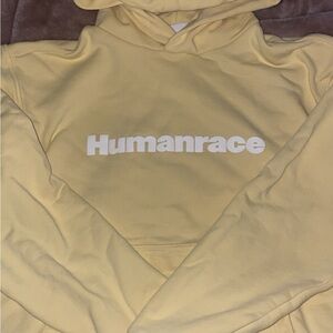 Adidas Humanrace Light Yellow Hoodie